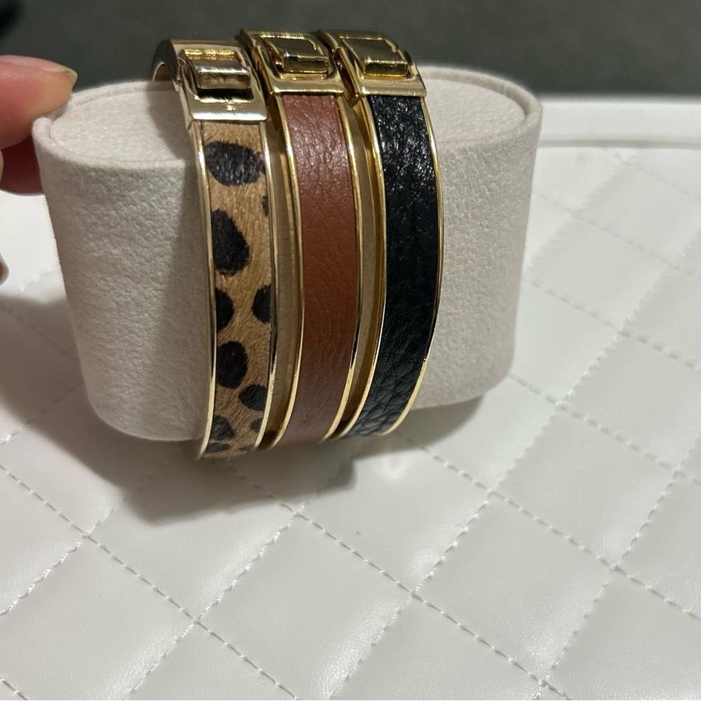 3 LOFT Hinged Bracelets set - Picture 2 of 4